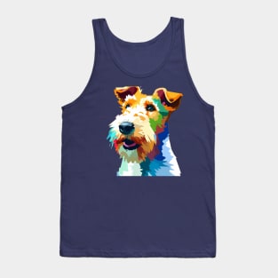 Wire Fox Terrier Pop Art - Dog Lover Gifts Tank Top